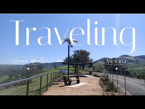 Discover the breathtaking Mount Alfred Scenic Lookout and  Eagle Sculpture in Walwa, Victoria! 🦅🌄