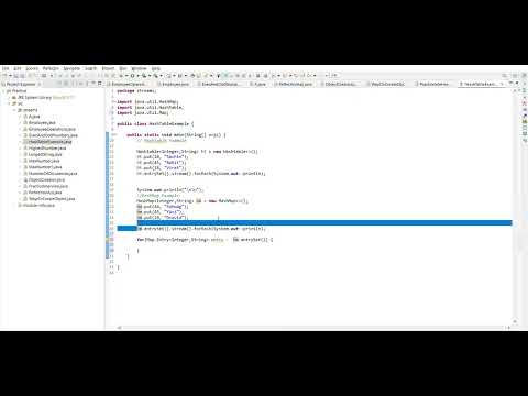 Java Interview question to traverse the Hashtable and HashMap