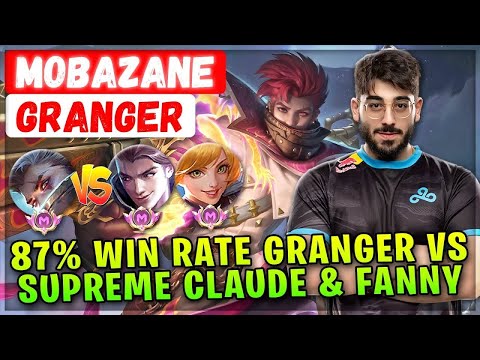 11 KILL! No Death Granger Moba Zane Vs Supreme Claude And Fanny! - Build Top 1 Global Granger - Mlbb