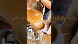 the muddy water becomes clean water in one second#purifier #filtration #ultrafilter #watertreatment