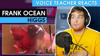 Voice teacher reacts to Frank Ocean - Higgs (Live)