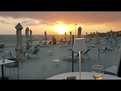 Tenerife - Hotel Guayarmina Princess - Ristorante Platinum, cena con splendido tramonto!!!