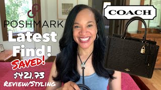 Poshmark Find! Coach Zoe Carryall | REVIEW/STYLING