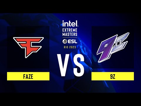 FaZe vs. 9z - Map 1 [Overpass] - IEM Rio 2023 - Upper bracket
