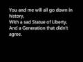 System Of A Down - Sad Statue - Lyrics