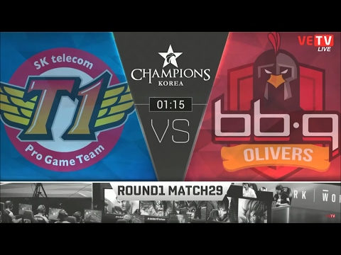 FullGame  SKT vs BBQ - LMHT Giải Đấu LCK Mùa Xuân 2017