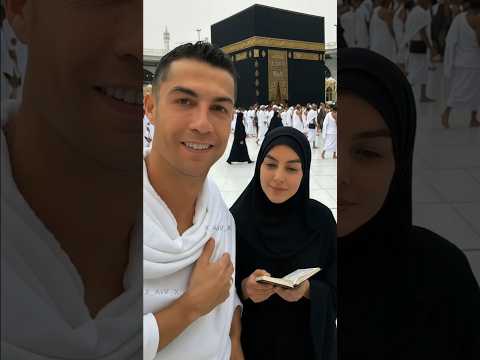 Ronaldo & Georgina Visiting Mecca 🕋 | Unreal AI Generated Video 2025