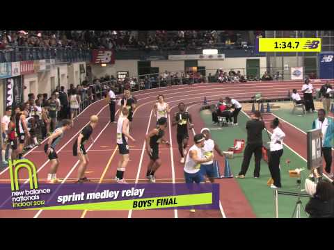 Boys Sprint Medley Section 2 - New Balance Indoor Nationals 2012