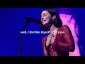 Gracie Abrams Right Now Lyrics Live Performance