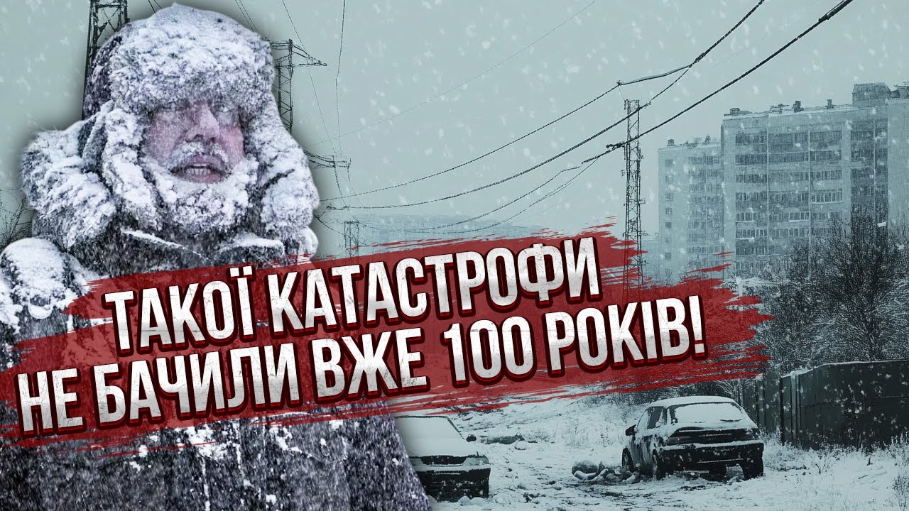 ⚡️СНІГОВИЙ УРАГАН РОЗВАЛИВ МОСКВУ! Міста навколо знеструмлені, поїзди зупинили. Буря повалила дерева