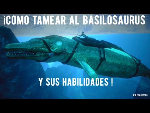 Como tamear al basilosaurus y sus habilidades (ark mobile)