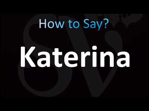 How to Pronounce Katerina (CORRECTLY!)