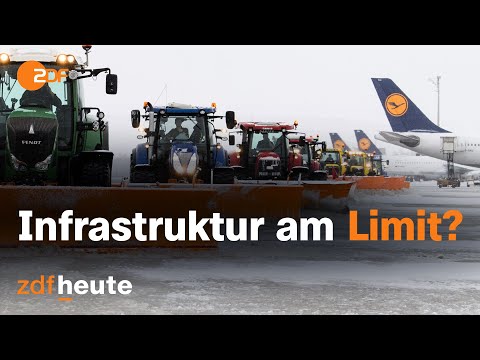 Schnee-Chaos: Wie der Winter Deutschlands Infrastruktur lahm legt | Drehscheibe