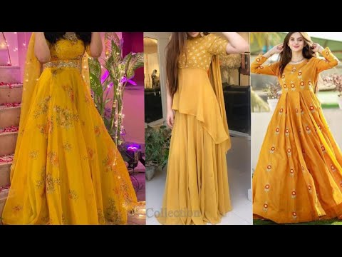 Beautiful Yellow Dresses Designs|| Yellow Lover's 💛