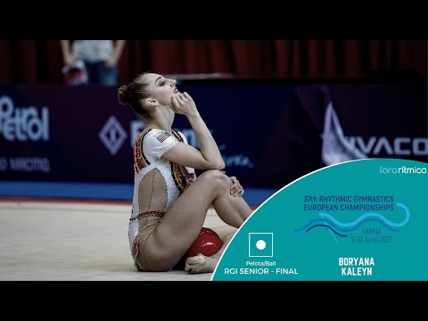 Boryana Kaleyn (pelota / ball) - Final Individual European Championship Varna 2021