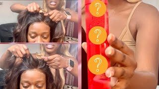 NO GLUE! NO GEL! NO BALD CAP! 3-MINUTE LACE WIG APPLICATION