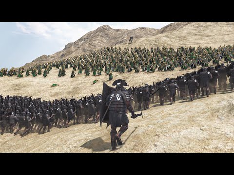 500 Orcs vs 1000 Elves on the Mountain | Epic Fantasy Battle – Mount & Blade 2
