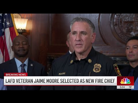Who is new LA Fire Chief Jaime Moore?