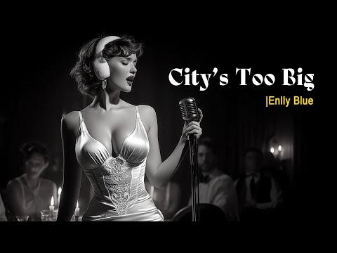 Enlly Blue - City’s Too Big | Classic Soul Blues Ballad (1950 Style) Lyric Video