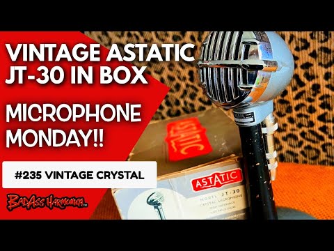 Best Blues Harmonica Microphones | Astatic JT-30 Vintage Bullet Mic in Box  - Microphone Monday 235