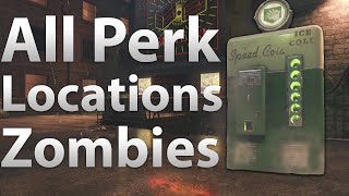 All Perk Locations: Shadows of Evil - Juggernog, Speed Cola, Double Tap Spawns (Black Ops 3 Zombies)