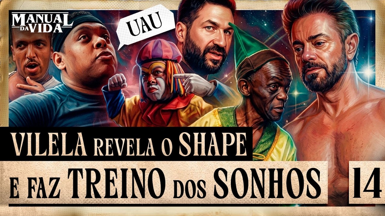 VILELA REVELA O SHAPE E FAZ TREINO DOS SONHOS - Manual da Vida #014