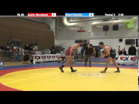 86 KG CSF - Austin Morehead (NWRTC) vs. Robert Hamlin (LVAC)