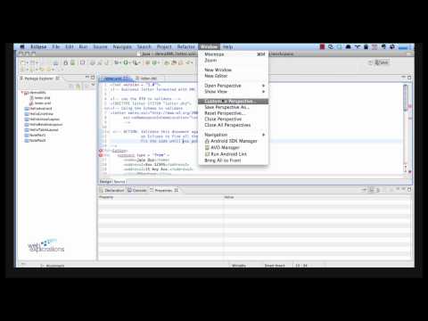 Using the XML Tools in Eclipse