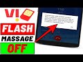 How To Stop Vi Menu Alert Flash Message How Do I Stop VI Menu Notifications Popup Message Off