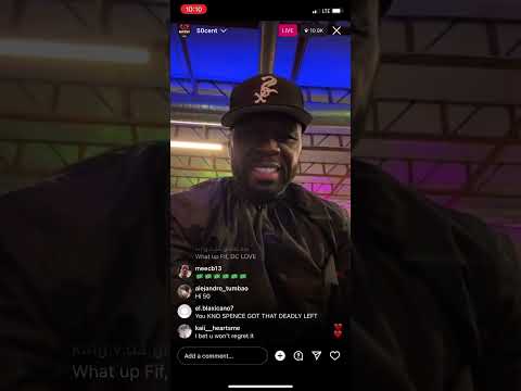 50 Cent on ig live 07/15/2023