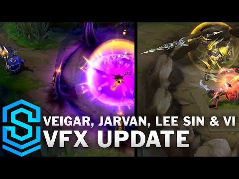 Veigar, Jarvan, Lee Sin & Vi - Visual Effect Update