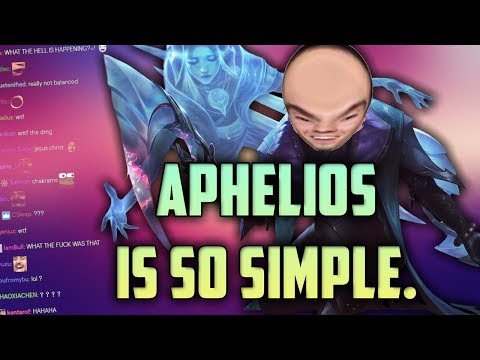 Aphelios is so easy... (Truly 5Head Gameplay)
