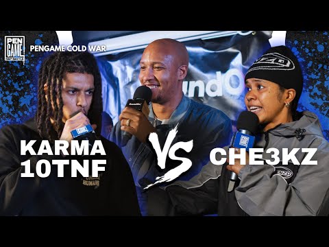 KARMA10TNF vs CHE3KZ | PenGame Rap Battle 2025