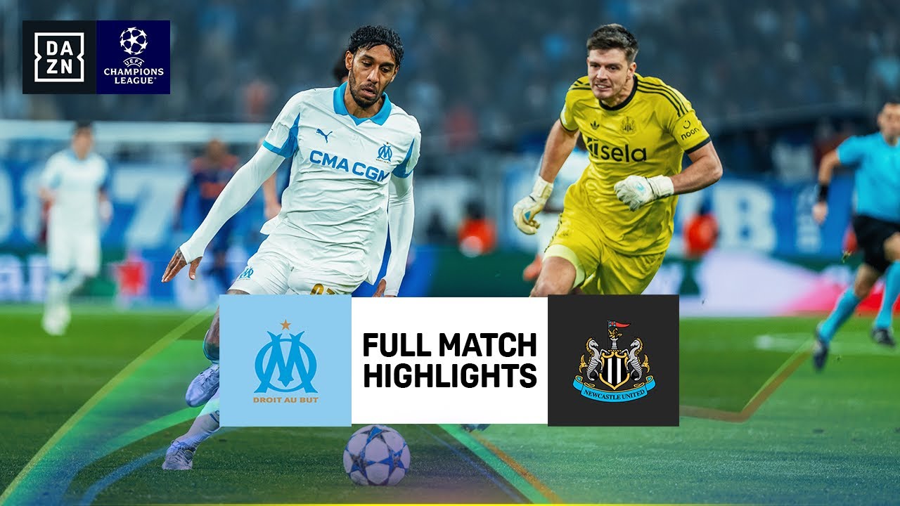 Marseille vs. Newcastle United | UEFA Champions League Highlights | Matchday 5 | 2025-2026
