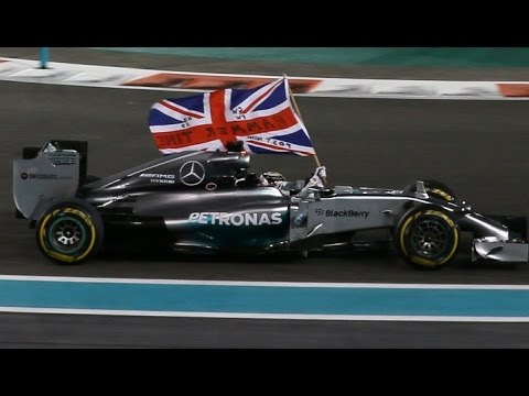 Lewis Hamilton Wins 2014 Formula 1 World Championship In Abu Dhabi! (HD)