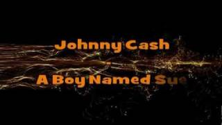 Johnny Cash - A Boy Named Sue (Lyrics) EXPLICT