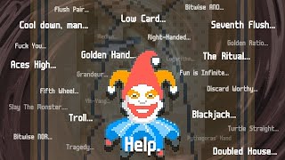 Balatro, but there is too many Poker Hands