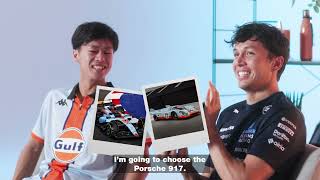 Alex Albon & Ai Ogura Rank The Most Iconic Gulf Liveries