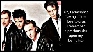 WET WET WET - I Remember (The Memphis Sessions) with lyrics