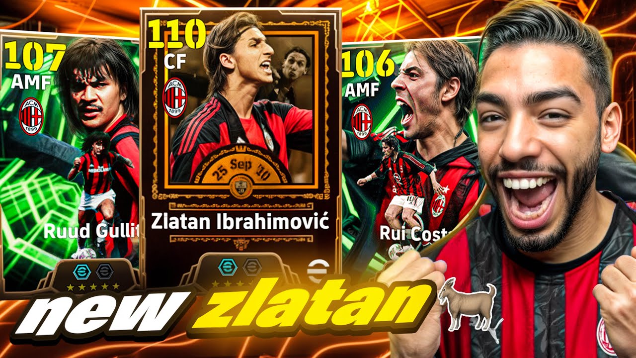 OMG!! ZLATAN IBRAHIMOVIC 110 🥶 HIGHIEST RATED EVER PLAER IN EFOOTBALL Thumbnail