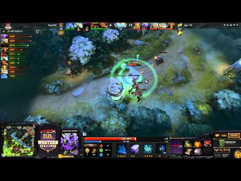 HyperX D2L Western Challenge - Na'Vi vs Fnatic game 1