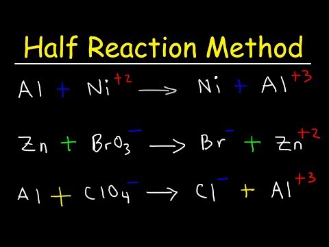 Half Reaction Method, Balancing Redox Reactions In Basic & Acidic Solution, Chemistry Video