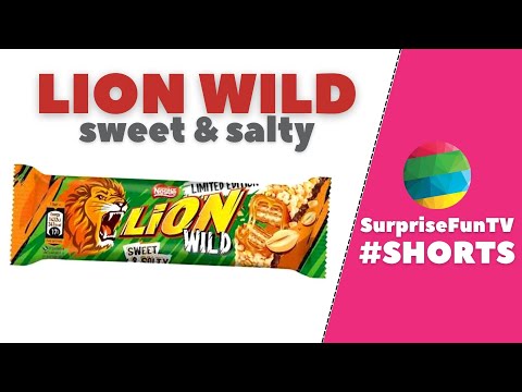 Lion Wild Sweet & Salty Chocolate Bar #Shorts