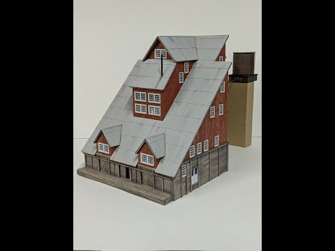 Build walkthrough video for The Lewis Mill - HO Scale Kit #2143
