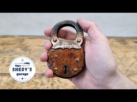 Vintage Soviet Lock with Missing Key - Restoration