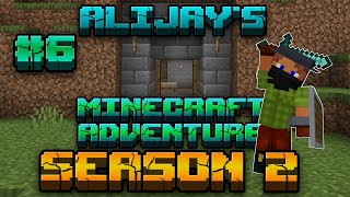 AliJays Minecraft Adventure: Season 2 Episode 6 - Cave Diving and Door Making