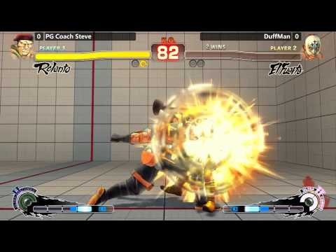 USF4 @ NLBC #137 - PG Coach Steve vs Duffman [720p/60fps]