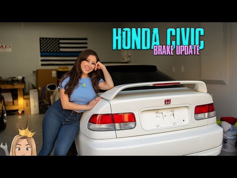 Honda Civic: FIRST DRIVE ON PORSCHE brakes + NEW PARTS