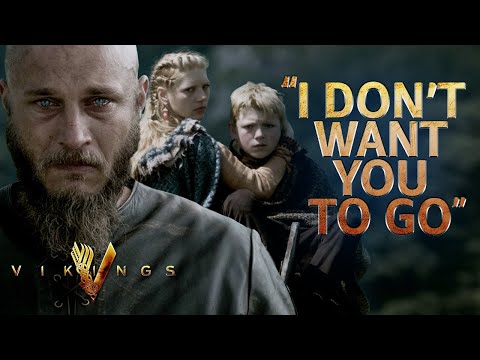 The Heartbreaking Moment Lagertha & Bjorn Leave Ragnar | Vikings