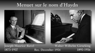 Download lagu Ravel: Menuet sur le nom d'Haydn, Gieseking (1954) ラヴェル ハイドンの名によるメヌエット ギーゼキング mp3 Download lagu Ravel: Menuet sur le nom d'Haydn, Gieseking (1954) ラヴェル ハイドンの名によるメヌエット ギーゼキング mp3